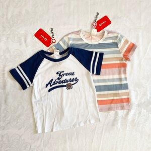Patpat Boy Two-pack Short Sleeve Tees Size 3-4Y
